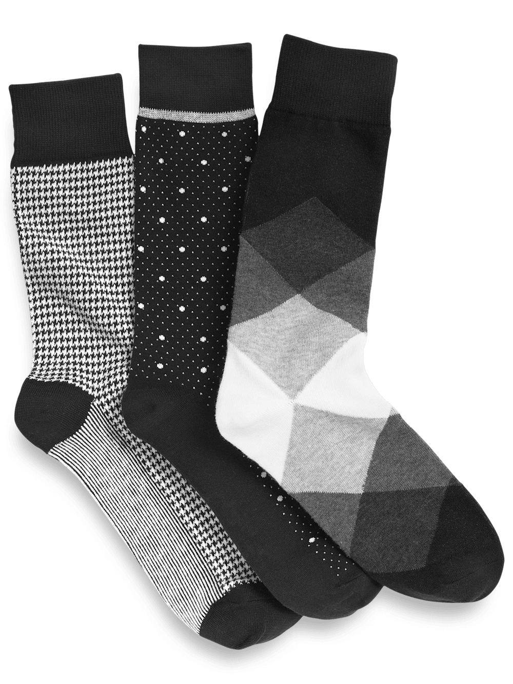 Hochwertige Baumwollsocken-Set: Schwarze Vielfalt für jeden Tag – 3 Paar Set!